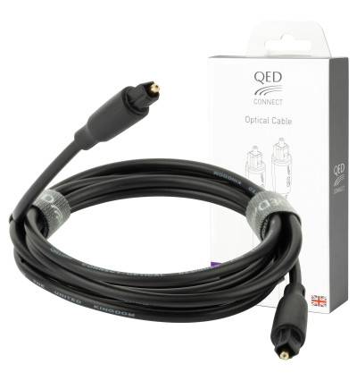 QED QE8174 Connect Optical Cable - Kabel optyczny Toslink - 1.5m
