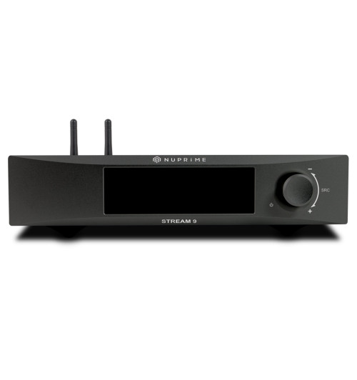 NuPrime Stream-9 (Stream9) - Transport sieciowy odtwarzacz strumieniowy streamer Wi-Fi, Bluetooth, DLNA, AirPlay 2