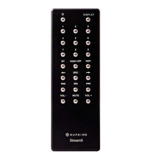 NuPrime Stream-9 (Stream9) - Transport sieciowy odtwarzacz strumieniowy streamer Wi-Fi, Bluetooth, DLNA, AirPlay 2