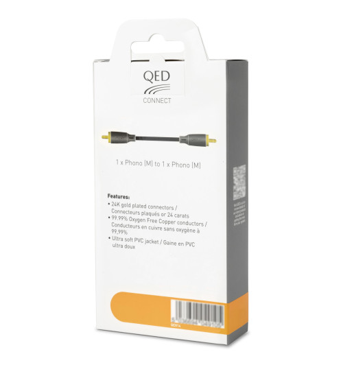 QED QE8147 Connect Subwoofer Cable - Kabel do subwoofera RCA-RCA Cinch - 6m