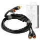QED QE8101 Connect Phono to Phono - Kabel interkonekt do gramofonu 2 RCA - 2 RCA - 0,75m