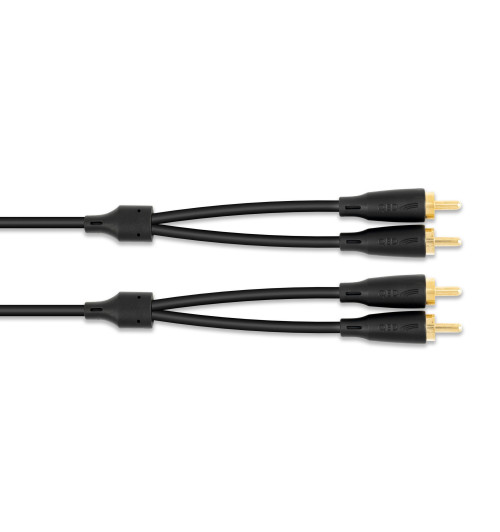 QED QE8101 Connect Phono to Phono - Kabel interkonekt do gramofonu 2 RCA - 2 RCA - 0,75m