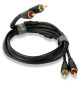 QED QE8101 Connect Phono to Phono - Kabel interkonekt do gramofonu 2 RCA - 2 RCA - 0,75m
