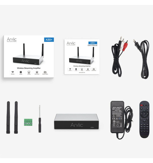 Arylic A30+ - Wzmacniacz stereo / streamer multiroom Wi-Fi, Bluetooth, AirPlay, DLNA