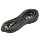 Czarny kątowy kabel interkonekt RCA - RCA - 8m