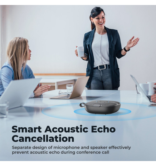 SOUNDPEATS PureVoice - Przenośny głośnik bezprzewodowy Bluetooth 5.1 z mikrofonem