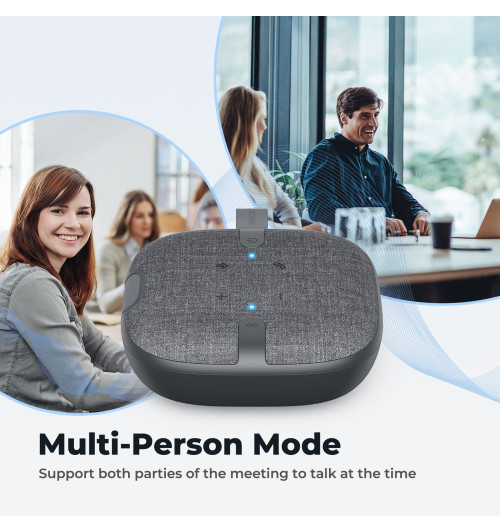 SOUNDPEATS PureVoice - Przenośny głośnik bezprzewodowy Bluetooth 5.1 z mikrofonem