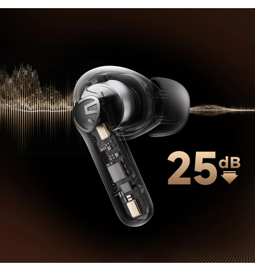 SOUNDPEATS Life - Bezprzewodowe słuchawki dokanałowe Bluetooth 5.2 TWS z ANC