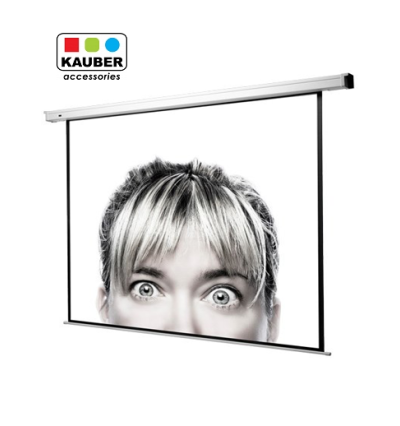 Ekran elektryczny Kauber Econo Electric 244 x 244 cm 1:1