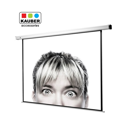 Ekran elektryczny Kauber Econo Electric 244 x 244 cm 1:1
