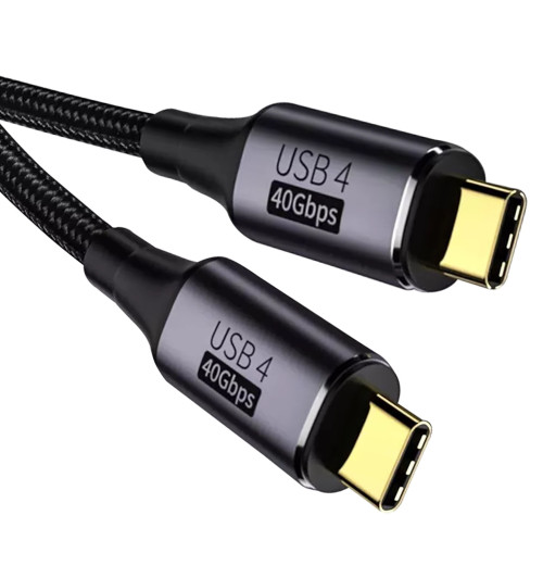 WireWay WW331512 USB 4.0 - Kabel USB-C do USB-C Super Fast Charge 100W 40Gb/s 8K - 1.2m