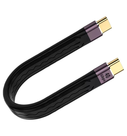 WireWay WW331414 USB 4.0 - Kabel USB-C do USB-C Fast Charge 20V 40Gb/s - 13.8cm