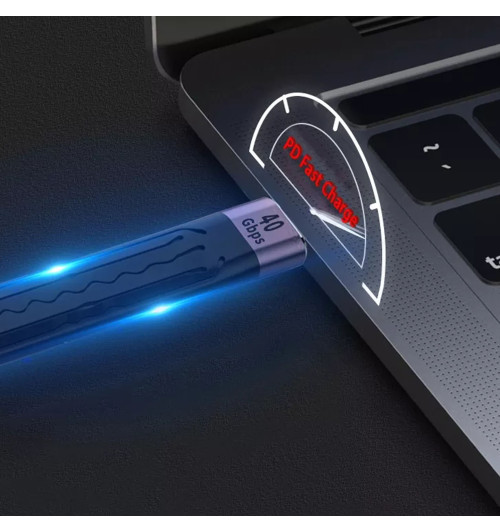 WireWay WW331414 USB 4.0 - Kabel USB-C do USB-C Fast Charge 20V 40Gb/s - 13.8cm