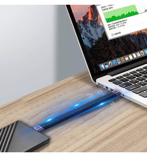 WireWay WW331414 USB 4.0 - Kabel USB-C do USB-C Fast Charge 20V 40Gb/s - 13.8cm