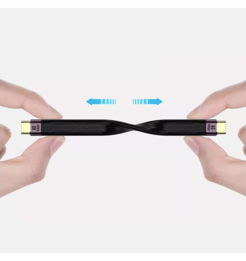 WireWay WW331414 USB 4.0 - Kabel USB-C do USB-C Fast Charge 20V 40Gb/s - 13.8cm