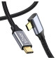 WireWay WW331315 - Kabel USB 3.1 typu C kątowy Fast Charge 10Gb/s 4K - 1.5m