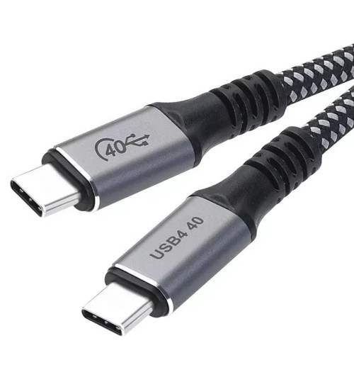 WireWay WW331412 USB 4.0 - Kabel USB-C do USB-C Fast Charge 100W 40Gb/s 5K@60Hz - 1.2m