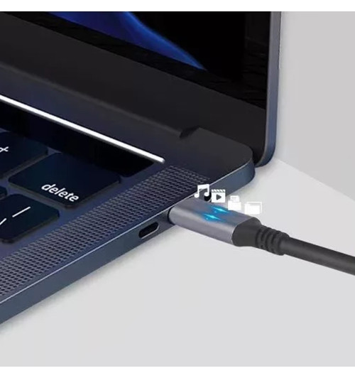 WireWay WW331412 USB 4.0 - Kabel USB-C do USB-C Fast Charge 100W 40Gb/s 5K@60Hz - 1.2m