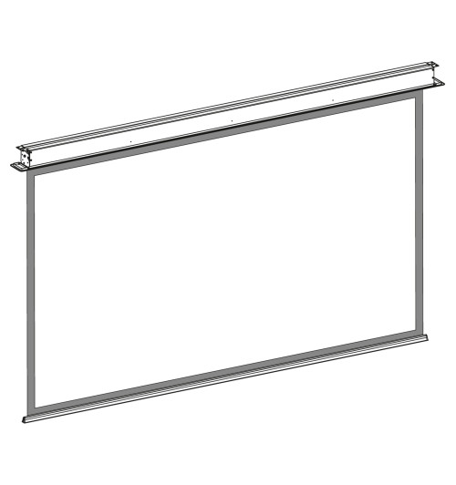 Suprema Polaris Lite 16:10 200x125cm Matt White HD - Ekran projekcyjny z napędem elektrycznym