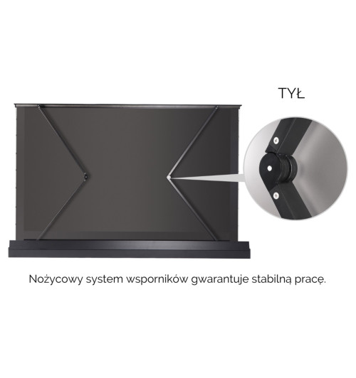 Suprema Libra Electro 16:9 - Elektrycznie rozwijany przenośny ekran projekcyjny