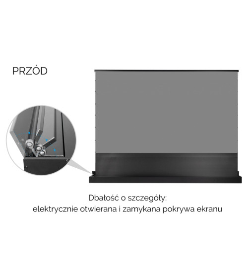 Suprema Libra Electro 16:9 - Elektrycznie rozwijany przenośny ekran projekcyjny