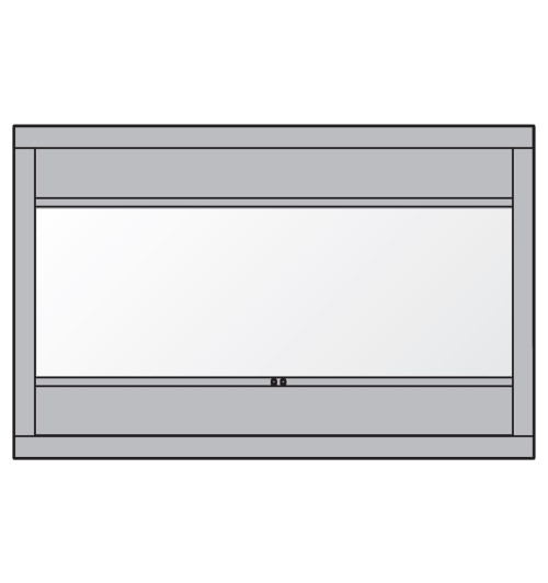 Suprema Taurus Multiformat 16:9 Matt Grey HD Movie - Ścienny ramowy ekran projekcyjny