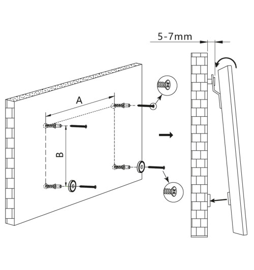 Suprema Taurus Slim 16:9 - Ścienny ramowy ekran projekcyjny