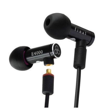 Final Audio E4000 - Słuchawki dokanałowe IEM z odłączanym przewodem MMCX