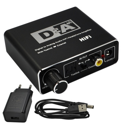 Wzmacniacz słuchawkowy konwerter DAC - WireWay WW420202