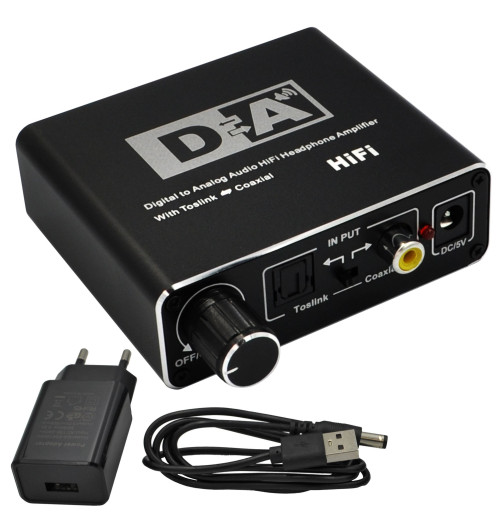 Wzmacniacz słuchawkowy konwerter DAC - WireWay WW420202