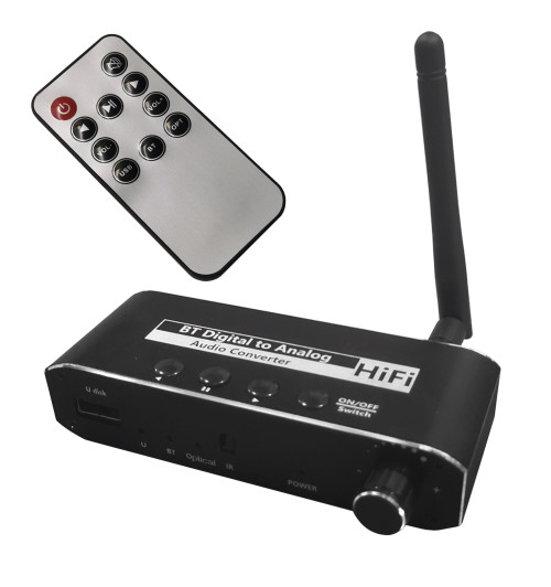 Odbiornik Bluetooth 5.0 / konwerter cyfrowo-analogowy DAC - WireWay WW420203