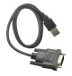 Adapter konwerter USB do RS232 - 0,8m