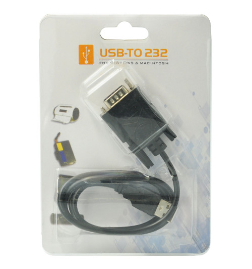 Adapter konwerter USB do RS232 - 0,8m