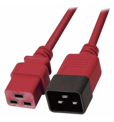 Przedłużacz zasilający IEC C19 - IEC C20 Lindy 30123 1m| AVstore.pl