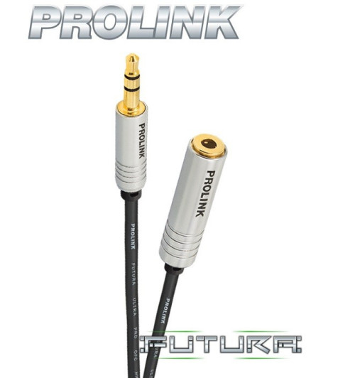 Prolink Futura Slim Przedłużacz wtyk - gniazdo mini-Jack 3.5mm - 5m