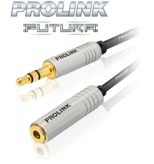 Prolink Futura Slim Przedłużacz wtyk - gniazdo mini-Jack 3.5mm - 5m