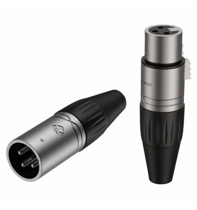 Roxtone XP3FM - Wtyki mikrofonowe XLR żeńskie męskie (para)