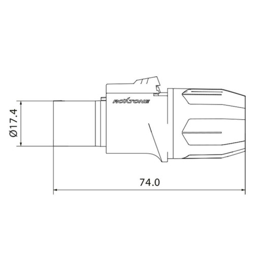 Roxtone RPCO001 - Wtyk zasilania power-out