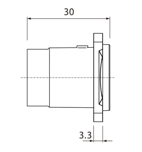 Roxtone RAE8FD-C6 - Złącze gniazdo RJ-45