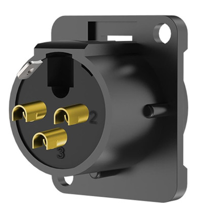 Roxtone RX3MD-BG - Gniazdo panelowe XLR