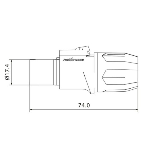Roxtone RAC3FCI - Wtyk zasilania power-in
