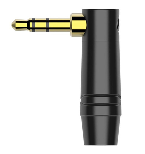 Roxtone RMJ3RPP-BG - Wtyk kątowy mini Jack 3,5 mm stereo