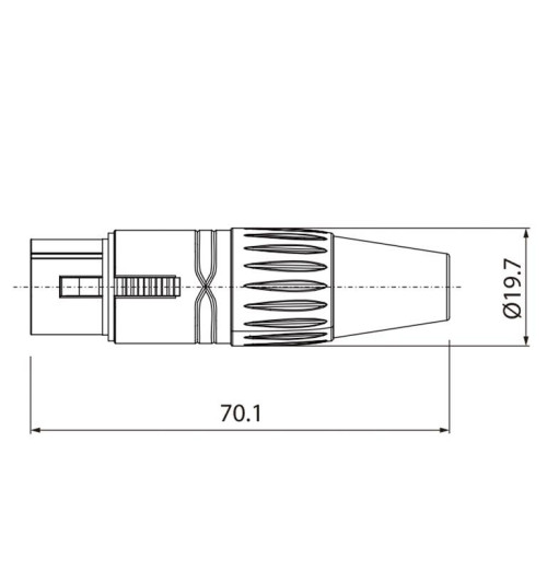 Roxtone SMXJ210L5 - Kabel mikrofonowy SAMURAI XLR F - Jack 6,3 mm
