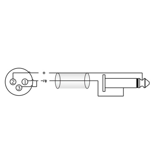 Roxtone SMXJ210L5 - Kabel mikrofonowy SAMURAI XLR F - Jack 6,3 mm