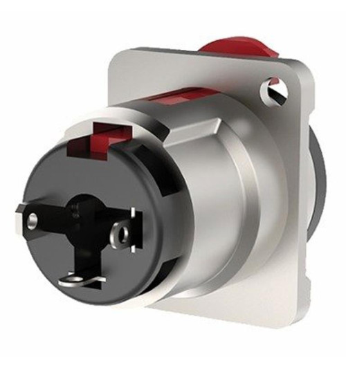 Roxtone RJ3FD-NT - Gniazdo panelowe Jack 6,3 mm stereo