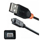 Lindy 31675 - Kabel USB A - USB mini 4 Fuji - 2 m