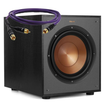 Klipsch R-100SW - Subwoofer aktywny + Melodika MDSWY20 2m