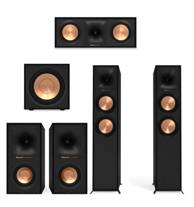 Klipsch New Reference (R-600F + R-50C + R-40M + R-101SW) – Zestaw kina domowego 5.1