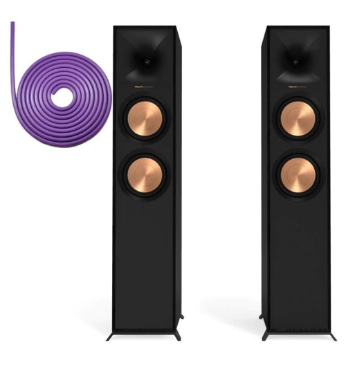 Klipsch R-600F New Reference Base – Kolumny głośnikowe podłogowe  + przewód Melodika 5 m GRATIS