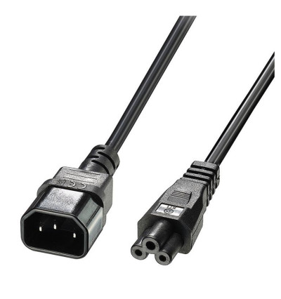 Lindy 30341 - Kabel przedłużacz zasilający IEC C14 do IEC C5 - 2 m